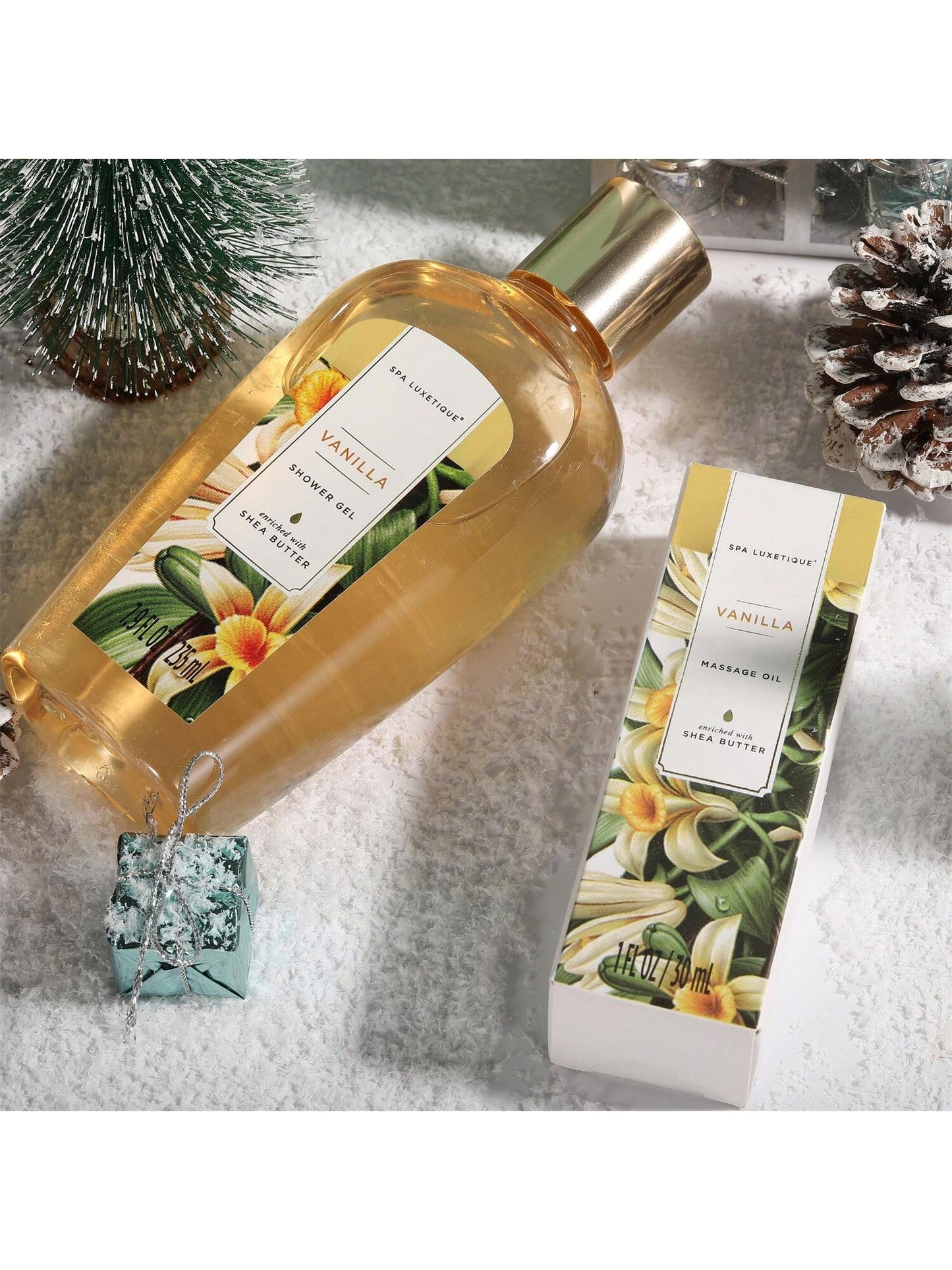 Spa Luxetique Gift Baskets for Women,15 Pcs Vanilla Spa Gifts for Women, Gifts for Women with Bubble Bath, Bath Salt, Bath Bombs Birthday Gifts for Woman with Tote Bag, Spa Baskets for Women Gift