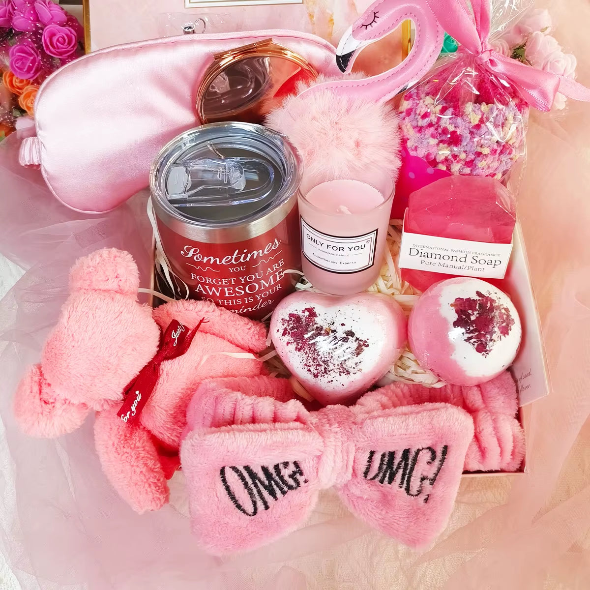 Women Valentine'S Gifts Set Birthday Gifts for Girls Spa Self Care Gift Set Birthday Christmas for Wife Mom Sister Girlfriend