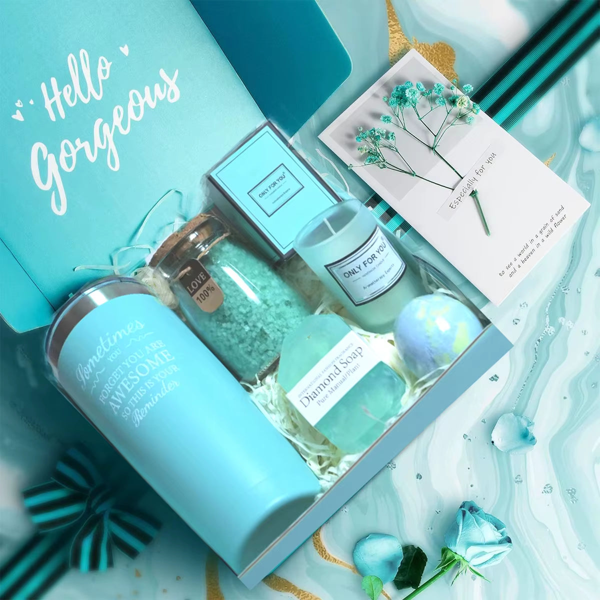 Women Valentine'S Gifts Set Birthday Gifts for Girls Spa Self Care Gift Set Birthday Christmas for Wife Mom Sister Girlfriend