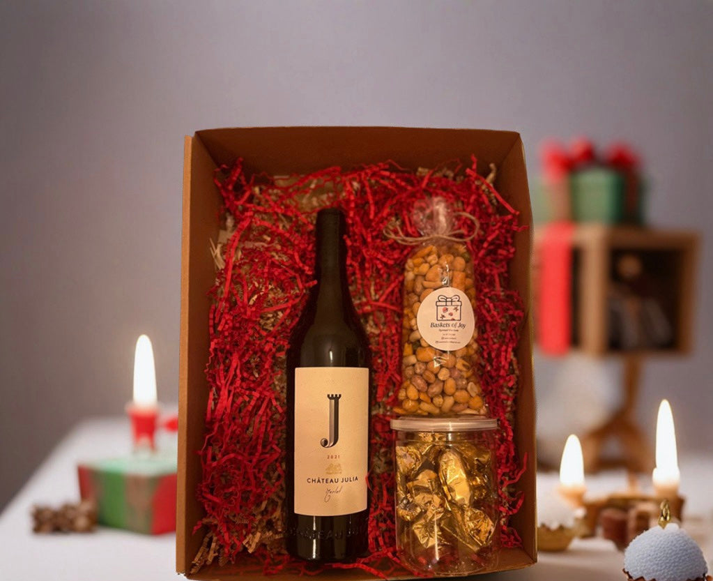 Julia Red Wine Gift Basket